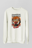 Ed Sheeran Baskılı Unisex Beyaz Sweatshirt