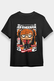 Ed Sheeran Baskılı Unisex Siyah Tişört