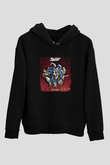 Edguy Baskılı Unisex Siyah Hoodie