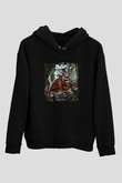 Edguy Baskılı Unisex Siyah Hoodie