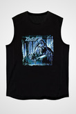 Edguy Baskılı Unisex Siyah Kolsuz Tişört