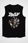 Edguy Siyah Unisex Kolsuz Tişört