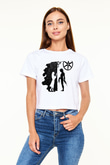 Edward Scissorhands Beyaz Unisex Oversize Tişört