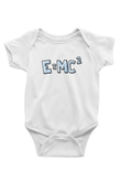 Einstein Baskılı Beyaz Unisex Bebek Body - Zıbın