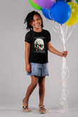 Einstein Baskılı Siyah Unisex Çocuk Tişört