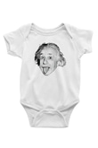 Einstein Beyaz Bebek Body - Zıbın