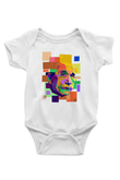 Einstein Beyaz Bebek Body - Zıbın