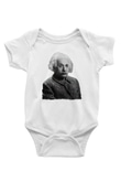 Einstein Beyaz Bebek Body - Zıbın