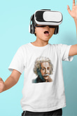 Einstein Beyaz Unisex Çocuk Tişört