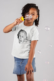 Einstein Beyaz Unisex Çocuk Tişört
