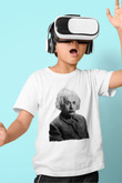 Einstein Beyaz Unisex Çocuk Tişört