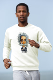 Einstein Beyaz Unisex Sweatshirt