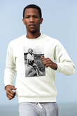 Einstein Beyaz Unisex Sweatshirt