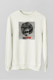 Einstein Beyaz Unisex Sweatshirt