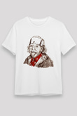 Einstein Beyaz Unisex Tişört T-Shirt - TişörtFabrikası