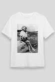 Einstein Beyaz Unisex Tişört T-Shirt - TişörtFabrikası