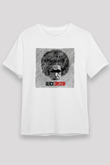 Einstein Beyaz Unisex Tişört T-Shirt - TişörtFabrikası