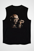 Einstein Siyah Unisex Kolsuz Tişört