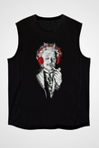 Einstein Siyah Unisex Kolsuz Tişört