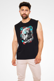 Einstein Siyah Unisex Kolsuz Tişört