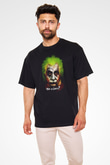 Einstein Siyah Unisex Oversize Tişört T-Shirt