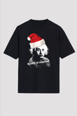 Einstein Siyah Unisex Oversize Tişört T-Shirt