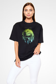Einstein Siyah Unisex Oversize Tişört T-Shirt