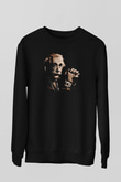 Einstein Siyah Unisex Sweatshirt