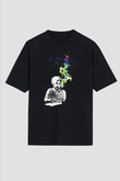 Einstein Siyah Unisex Tişört T-Shirt - TişörtFabrikası