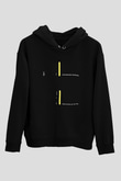 Einstürzende Neubauten Baskılı Unisex Siyah Hoodie