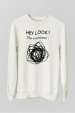 Ekonomist Beyaz Unisex Sweatshirt