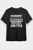 Ekonomist Siyah Unisex Tişört T-Shirt - TişörtFabrikası