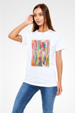 Ekspresyonizm Beyaz Unisex Tişört T-Shirt - TişörtFabrikası