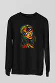 Ekspresyonizm Siyah Unisex Sweatshirt