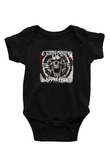 Ektomorf Baskılı Unisex Siyah Bebek Body - Zıbın