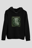 Ektomorf Baskılı Unisex Siyah Hoodie