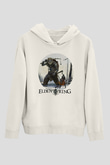 Elden Ring Baskılı Beyaz Unisex Kapüşonlu Sweatshirt