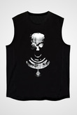 Elden Ring Baskılı Unisex Siyah Kolsuz Tişört - Tshirt