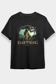 Elden Ring Baskılı Unisex Siyah Tişört - Tshirt