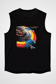 Electric Light Orchestra Baskılı Unisex Siyah Kolsuz Tişört