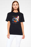 Electric Light Orchestra Baskılı Unisex Siyah Tişört