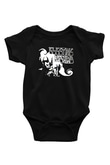 Electric Wizard Baskılı Unisex Siyah Bebek Body - Zıbın