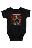 Electric Wizard Baskılı Unisex Siyah Bebek Body - Zıbın
