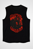 Electric Wizard Baskılı Unisex Siyah Kolsuz Tişört - Tshirt