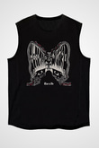 Electric Wizard Baskılı Unisex Siyah Kolsuz Tişört - Tshirt