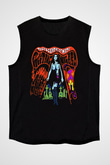Electric Wizard Baskılı Unisex Siyah Kolsuz Tişört - Tshirt