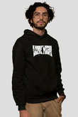 Electric Wizard Baskılı Unisex Siyah Kapüşonlu Sweatshirt