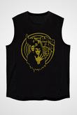 Electric Wizard Baskılı Unisex Siyah Kolsuz Tişört - Tshirt