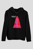 Electric Wizard Baskılı Unisex Siyah Kapüşonlu Sweatshirt