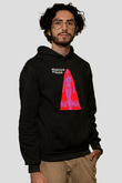 Electric Wizard Baskılı Unisex Siyah Kapüşonlu Sweatshirt